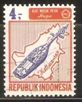 Stamps : Asia : Indonesia :  INSTRUMENTO  MUSICAL  HAPE  E  ISLA  BORNEO