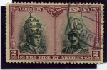 Stamps Spain -  Procatacumbas de San Dámaso en Roma. Serie Compostela
