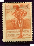 Stamps Spain -  Pro Exposiciones de Sevilla y Barcelona