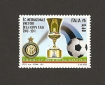 Stamps Italy -  Inter, vencedor copa Italia 2010-11