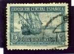 Stamps Spain -  Pro Exposiciones de Sevilla y Barcelona