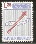 Stamps Indonesia -  INSTRUMENTO  MUSICAL  FOI DOA  E  ISLA  FLORES