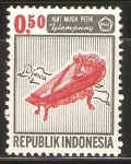 Stamps : Asia : Indonesia :  INSTRUMENTO  MUSICAL  TJLEMPUN  E  ISLA  DE  JAVA