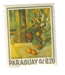 Stamps : America : Paraguay :  Cezanne
