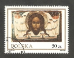 Sellos de Europa - Polonia -  3043 - Cabeza de Cristo, en el Museo de Lancut
