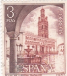 Sellos de Europa - Espaa -  Turismo- Plaza de LLerena -Badajoz-    (5)