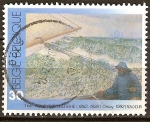 Stamps : Europe : Belgium :  Pinturas belgas en el Museo de Orsay, París.