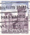 Sellos de Europa - Espa�a -  Turismo y monumentos- Puerta de Daroca- Zaragoza-    (5)