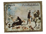 Stamps Panama -  Courbet