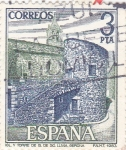 Stamps Spain -  Turismo- Conjunto monumental de Llivia -Girona-   (5)