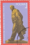 Stamps Poland -  Estatua de Lenin