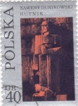 Stamps Poland -  estatua soldado de guardia