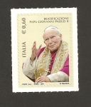 Stamps Italy -  Beatificación Papa Juan Pablo II