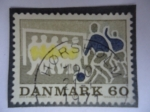 Sellos del Mundo : Europa : Dinamarca : Football