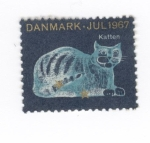 Stamps Denmark -  Katten