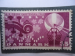 Stamps Denmark -  150ª Aniversario George Carstense 1812-1962-Fundador de Tivoli Gardens Placer- Copenhague