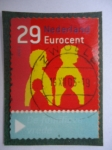 Sellos de Europa - Holanda -  Eurocent