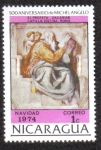 Stamps Nicaragua -  500 Aniversario de Michelangelo