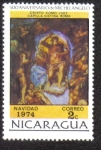 Sellos del Mundo : America : Nicaragua : 500 Aniversario de Michelangelo
