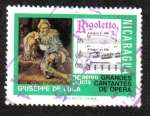Sellos de America - Nicaragua -  Grandes Cantantes de Opera
