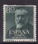 Stamps Spain -  Menendez Pelayo- Día del Sello