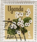 Sellos del Mundo : Africa : Uganda : 1 Flora
