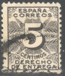 Stamps Spain -  ESPAÑA 592 DERECHO DE ENTREGA
