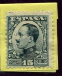 Stamps Spain -  Alfonso XIII. Tipo Vaquer de Perfil