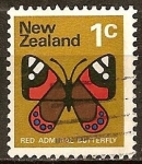 Sellos del Mundo : Oceania : Nueva_Zelanda : Vanessa gonerilla (mariposa).