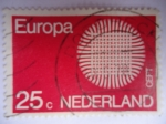 Stamps Netherlands -  Europa CEPT - Tejido