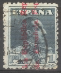 Stamps Spain -  ESPAÑA 602 ALFONSO XIII SOBRECARGADOS 