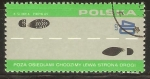 Stamps Poland -  SEGURIDAD  VIAL.  CAMINA  A  LA  IZQUIERDA