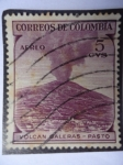 Stamps Colombia -  Volcán Galeras -Pasto