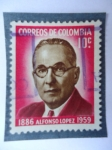 Stamps Colombia -  Alfonso López Pumarejo (1886-1959)