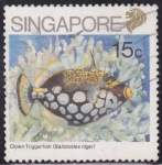 Stamps Asia - Singapore -  Pez payaso