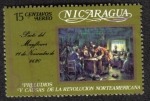 Stamps Nicaragua -  Preludios y Causas de la Revolución Norteamericana 