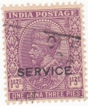 Sellos de Asia - India -  George V  SERVICE