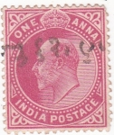 Sellos de Asia - India -  Edouard VII
