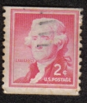 Stamps United States -  Thomas Jefferson