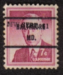 Stamps United States -  Woodrow Wilson