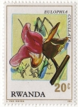 Stamps : Africa : Rwanda :  EULOPHIA CUCULLATA