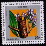 Stamps : Africa : Rwanda :  150ª Aniversario del descubrimiento de la Quinina