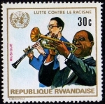 Stamps : Africa : Rwanda :  LUCHA CONTRA EL RACISMO