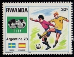 Stamps : Africa : Rwanda :  ARGENTINA 78