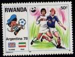Stamps : Africa : Rwanda :  ARGENTINA 78