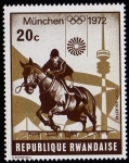 Stamps Rwanda -  MUNCHEN 1972