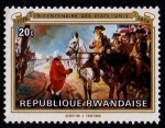 Stamps Rwanda -  BICENTENARIO DE LOS ESTADOS UNIDOS (1776-1976)