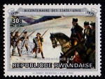 Stamps Rwanda -  BICENTENARIO DE LOS ESTADOS UNIDOS (1776-1976)