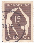 Sellos de Europa - Suecia -  Lingiaden 1949