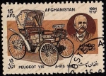Stamps : Asia : Afghanistan :  PEUGEOT VIS A-VIS 1892